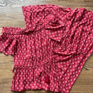 1. State Red Maxi Dress